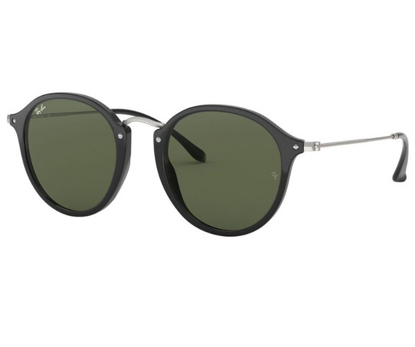 Ray-Ban ROUND FLECK RB 2447 Black/g-15 Classic Green (901)