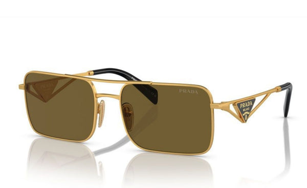 PRADA PR A52S Matte Gold/Dark Brown (15N-01T A)