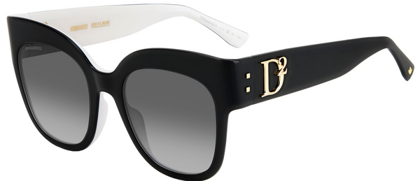 Dsquared2 D2 0097/S Black White/grey Shaded